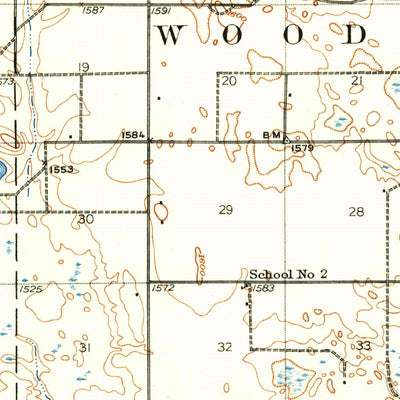 United States Geological Survey Tokio, ND (1931, 62500-Scale) digital map
