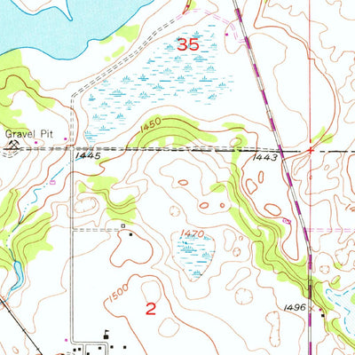 United States Geological Survey Tokio, ND (1975, 24000-Scale) digital map