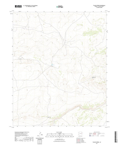 United States Geological Survey Tolapai Spring, AZ (2021, 24000-Scale) digital map