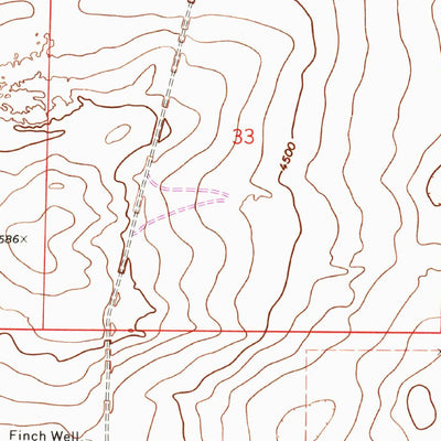 United States Geological Survey Tolar SW, NM (1973, 24000-Scale) digital map