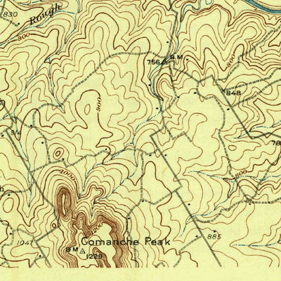 United States Geological Survey Tolar, TX (1931, 62500-Scale) digital map