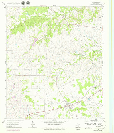 United States Geological Survey Tolar, TX (1960, 24000-Scale) digital map