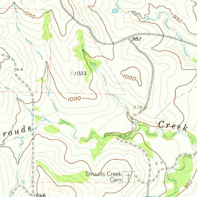 United States Geological Survey Tolar, TX (1960, 24000-Scale) digital map
