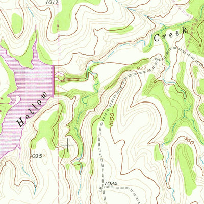 United States Geological Survey Tolar, TX (1960, 24000-Scale) digital map