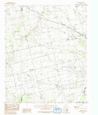 United States Geological Survey Tolbert, TX (1983, 24000-Scale) digital map