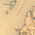 United States Geological Survey Tolchester, MD (1903, 125000-Scale) digital map