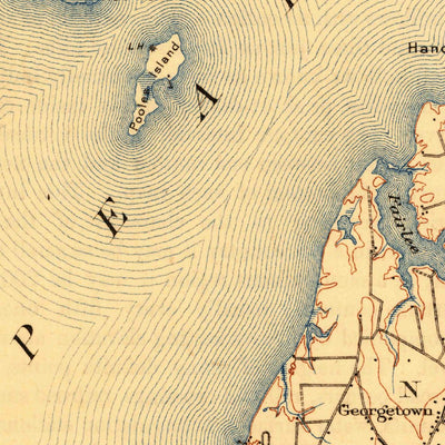 United States Geological Survey Tolchester, MD (1908, 125000-Scale) digital map