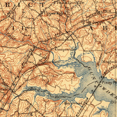 United States Geological Survey Tolchester, MD (1908, 125000-Scale) digital map