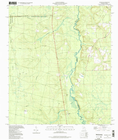 United States Geological Survey Toledo, GA-FL (1994, 24000-Scale) digital map