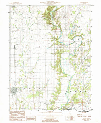 United States Geological Survey Toledo, IL (1984, 24000-Scale) digital map