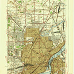 United States Geological Survey Toledo, OH-MI (1938, 31680-Scale) digital map