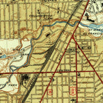 United States Geological Survey Toledo, OH-MI (1938, 31680-Scale) digital map