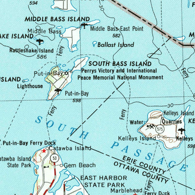 United States Geological Survey Toledo, OH-MI (1956, 250000-Scale) digital map
