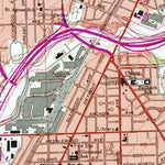 United States Geological Survey Toledo, OH-MI (1965, 24000-Scale) digital map