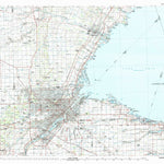 United States Geological Survey Toledo, OH-MI (1986, 100000-Scale) digital map