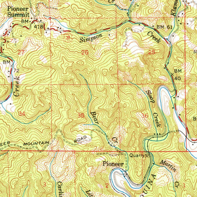 United States Geological Survey Toledo, OR (1957, 62500-Scale) digital map