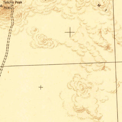 United States Geological Survey Tolicha Peak, NV (1942, 125000-Scale) digital map