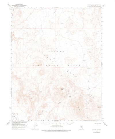 United States Geological Survey Tolicha Peak, NV (1968, 62500-Scale) digital map