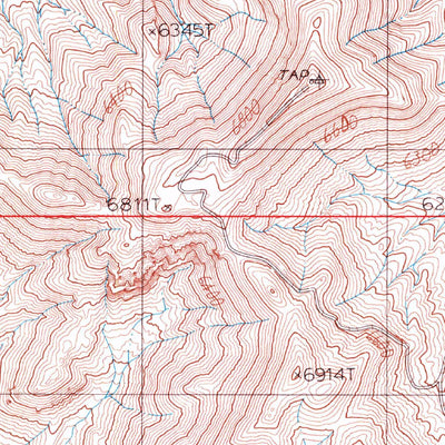 United States Geological Survey Tolicha Peak, NV (1986, 24000-Scale) digital map
