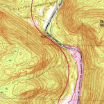 United States Geological Survey Tolland Center, MA-CT (1958, 25000-Scale) digital map