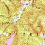United States Geological Survey Tolland Center, MA-CT (1958, 25000-Scale) digital map