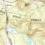United States Geological Survey Tolland Center, MA-CT (1987, 25000-Scale) digital map