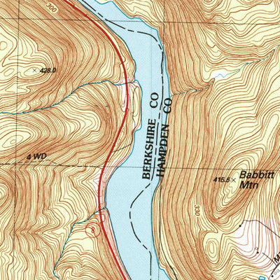 United States Geological Survey Tolland Center, MA-CT (1997, 25000-Scale) digital map