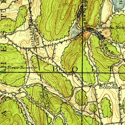 United States Geological Survey Tolland, CT (1921, 62500-Scale) digital map
