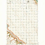 United States Geological Survey Toller, ND (1947, 62500-Scale) digital map