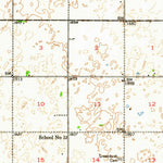 United States Geological Survey Toller, ND (1947, 62500-Scale) digital map