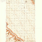 United States Geological Survey Toller, ND (1950, 62500-Scale) digital map