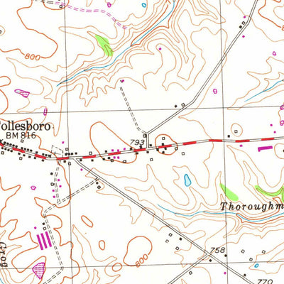 United States Geological Survey Tollesboro, KY (1953, 24000-Scale) digital map
