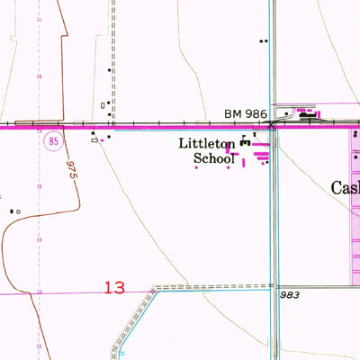 United States Geological Survey Tolleson, AZ (1957, 24000-Scale) digital map