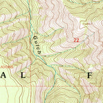 United States Geological Survey Tollgate, OR (1995, 24000-Scale) digital map