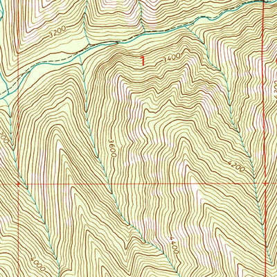 United States Geological Survey Tollgate, OR (1995, 24000-Scale) digital map
