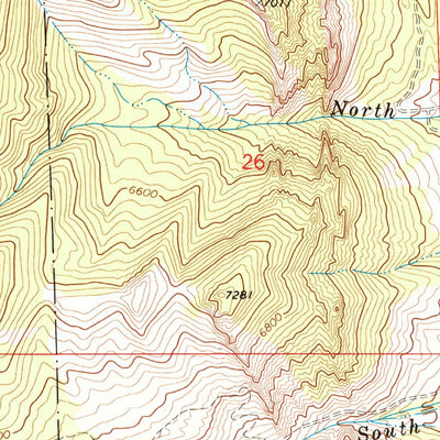 United States Geological Survey Tolman Flat, MT-WY (1969, 24000-Scale) digital map