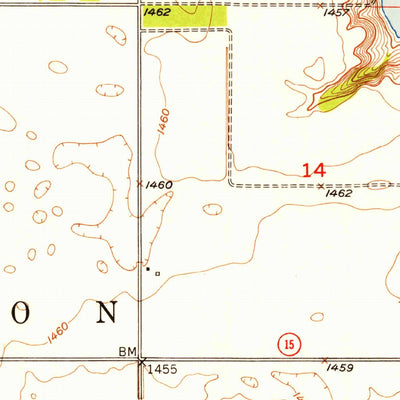 United States Geological Survey Tolna, ND (1951, 24000-Scale) digital map