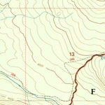 United States Geological Survey Tolo Mountain, OR (1998, 24000-Scale) digital map