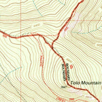 United States Geological Survey Tolo Mountain, OR (1998, 24000-Scale) digital map