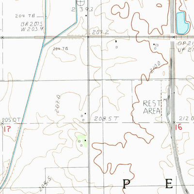 United States Geological Survey Tolono, IL (1983, 24000-Scale) digital map