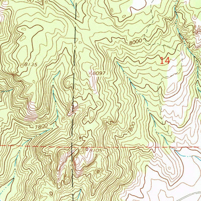 United States Geological Survey Toltec, WY (1964, 24000-Scale) digital map