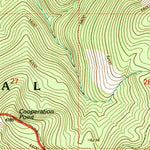 United States Geological Survey Tom Beal Peak, ID (1994, 24000-Scale) digital map