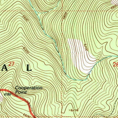 United States Geological Survey Tom Beal Peak, ID (1994, 24000-Scale) digital map