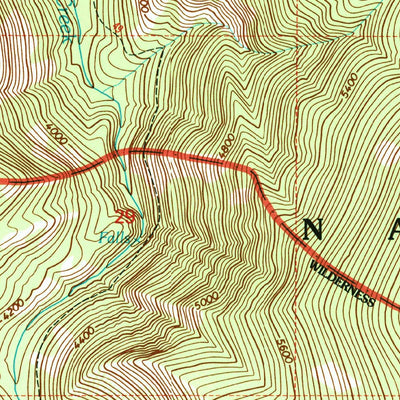 United States Geological Survey Tom Beal Peak, ID (1994, 24000-Scale) digital map