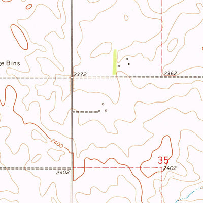 United States Geological Survey Tom Berg Lake, ND (1974, 24000-Scale) digital map