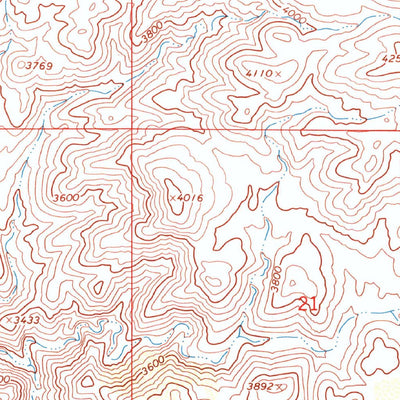 United States Geological Survey Tom Brown Canyon, AZ (1967, 24000-Scale) digital map