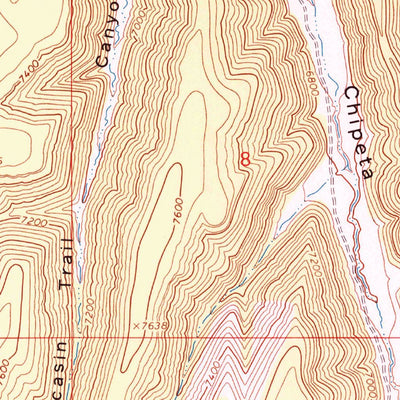 United States Geological Survey Tom Patterson Canyon, UT (1966, 24000-Scale) digital map