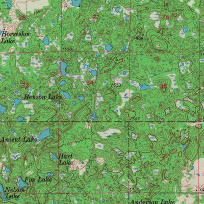 United States Geological Survey Tomahawk, WI (1966, 62500-Scale) digital map