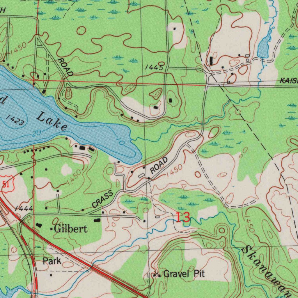 Tomahawk, WI (1982, 24000-Scale) Map by United States Geological Survey ...