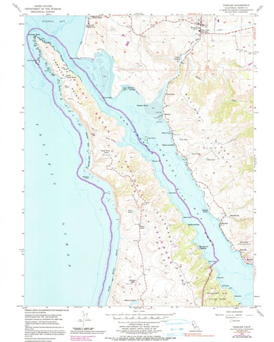 United States Geological Survey Tomales, CA (1954, 24000-Scale) digital map